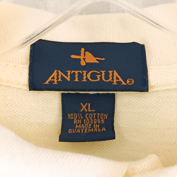VINTAGE Antigua Y2K XL Mens Yellow Brewers 2002 All Star Game Polo Shirt - Picture 6 of 10